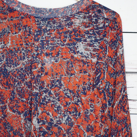 Collective Concepts | long sleeve sheere blouse - Picture 5 of 7